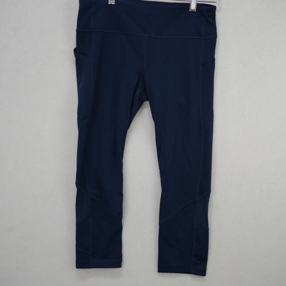 Lululemon Navy Blue Cropped Leggings